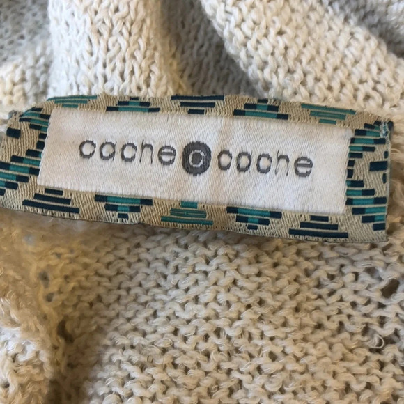 CACHE COONE Final Price 🌺 Open Waterfall Sweater Vest Wrap Cardigan - Picture 8 of 11